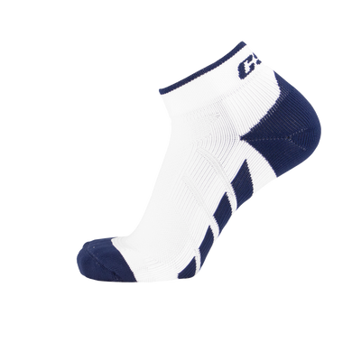 CSX X110 Pro High Cut Ankle Socks Navy on White