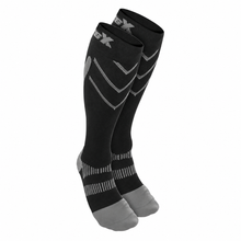 CSX 15-20 mmHg Compression Socks Silver on Black