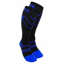 CSX 15-20 mmHg Compression Socks Royal Blue on Black