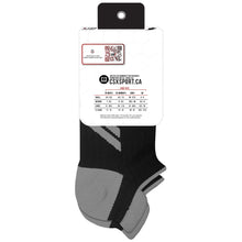 CSX X100 Pro Low Cut Ankle Socks Silver on Black