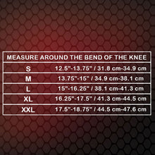 X515 Knee Sleeve Size Chart 